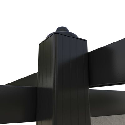 vidaXL havepavillon med sammenrulleligt tag 3x3 m cremefarvet