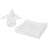 vidaXL 25 Middagsservietter Hvid 50 x 50 cm//