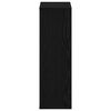 vidaXL bogreol 50x25x80 cm konstrueret tr&aelig; sort-eg