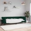vidaXL daybed 80x200 cm velour m&oslash;rkegr&oslash;n