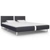 vidaXL sengestel 120 x 200 cm sort kunstl&aelig;der