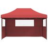 vidaXL Party Tent Bordeaux 292 x 440 x 315 cm Oxford stof