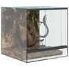 vidaXL Terrarium med opbevaring Transparent 30 x 30 x 30 cm Glas