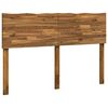 vidaXL Sengegavl med naturkant ROSTOCK Naturfarvet 135 cm