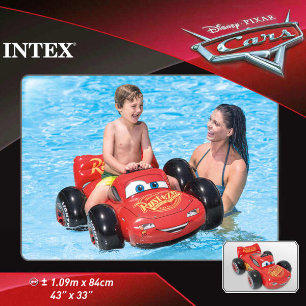 Intex Cars ride on-bademadras 84x109x41 cm