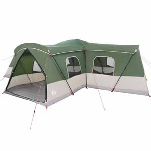 vidaXL Telt til 16 personer med tag Gr&oslash;n 680 x 510 x 210 cm