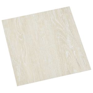 vidaXL Selvkl&aelig;bende Gulvplanker Cremefarvet 30,5 x 30,5 cm 20 stk. PVC