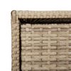 vidaXL opbevaringsskab til haven 55x59x80 cm polyrattan beige