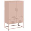 vidaXL skab 68x39x111,5 cm st&aring;l lyser&oslash;d