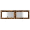 vidaXL Hundehegn med stativer 2 pcs R&oslash;get eg 100 x 60 cm