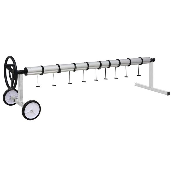 vidaXL opruller til poolovertr&aelig;k fod i rustfrit st&aring;l