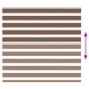 vidaXL zebragardin brun 160x100 cm stofbredde 155,9 cm polyester