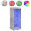 vidaXL sk&aelig;nk med LED-lys 41x37x100 cm betongr&aring;