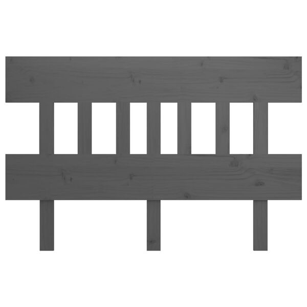 vidaXL sengeg&aelig;rde 153,5x3x81 cm massivt fyrretr&aelig; gr&aring;