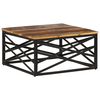 vidaXL sofabord 68x68x35 cm massivt genbrugstr&aelig;