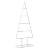 vidaXL Metal juletr&aelig; KUOPIO 60 cm St&aring;l Hvid