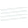 vidaXL boghylder 4 stk. 60x10x1,5 cm konstrueret tr&aelig; hvid