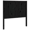 vidaXL sengeg&aelig;rde 95,5x4x100 cm massivt fyrretr&aelig; sort