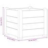 vidaXL h&oslash;jbed 43x43x35 cm PP gr&aring;