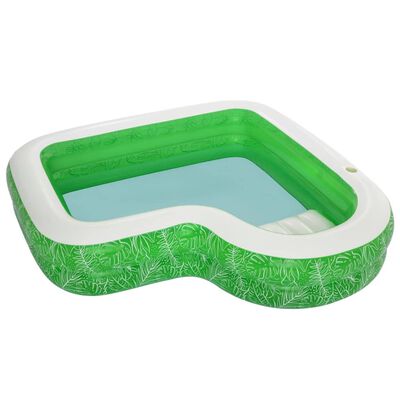 Bestway swimmingpool med sæde Tropical Paradise 231x231x51 cm