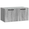 vidaXL V&aelig;gh&aelig;ngt TV-skab V&aelig;gmonteret Gr&aring; sonoma-eg 59,5 x 31 x 30 cm