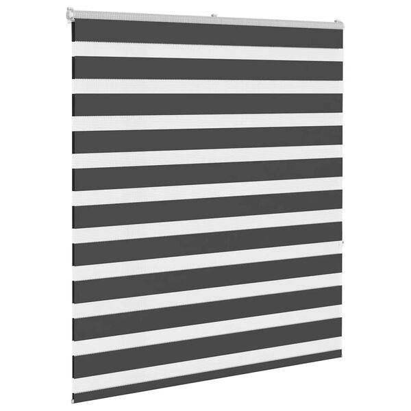vidaXL zebragardin sort 120x150 cm stofbredde 115,9 cm polyester
