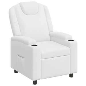 vidaXL Liggestol Hvid 75 x 95 x 106 cm Stof