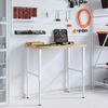 vidaXL arbejdsb&aelig;nk 100x60x(73-99,5) cm massivt akacietr&aelig; rektangul&aelig;r