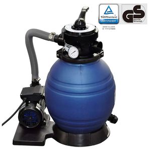 vidaXL sandfilterpumpe 400 W 11000 l/t