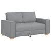 vidaXL Sofa 3 pcs Lysegr&aring; 220 x 80 x 84 cm Linned-blandet stof