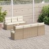 vidaXL Sofa Sæt 8 pcs Beige og creme polyrattan