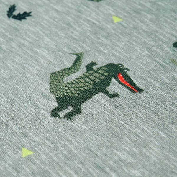 Sweatshirt til børn str. 104 lys kakimeleret