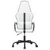 vidaXL gamingstol med massagefunktion kunstl&aelig;der sort og hvid
