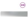 vidaXL pl&aelig;nekanter 30 stk. 20x103 cm galvaniseret st&aring;l