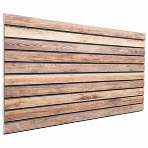 vidaXL V&aelig;gpaneler 5 stk. 100 x 50 cm Lys Brun EPS Skum