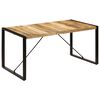 vidaXL spisebord 160x80x75 cm massivt mangotr&aelig;