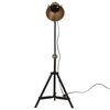 vidaXL gulvlampe 35x35x65/95 cm 25 W E27 antik messingfarve