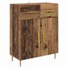 vidaXL Highboard Gammelt tr&aelig; 69,5 x 34 x 180 cm Konstrueret tr&aelig;