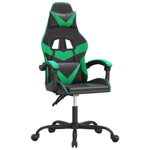 vidaXL gamingstol kunstl&aelig;der sort og gr&oslash;n