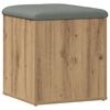 vidaXL opbevaringsb&aelig;nk 42x42x45 cm konstrueret tr&aelig; kunsteg