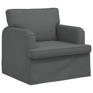 vidaXL Sofa M&oslash;rkegr&aring; 84 x 80 x 85 cm Stof