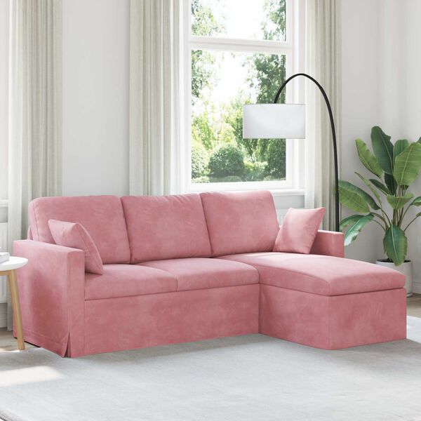 vidaXL Sofa Lyser&oslash;d Samlede dimensioner: 198 x 134 x 80 cm (B x D x H)