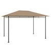 vidaXL pavillon 384x281x270 cm 180 g/m&sup2; gr&aring;brun