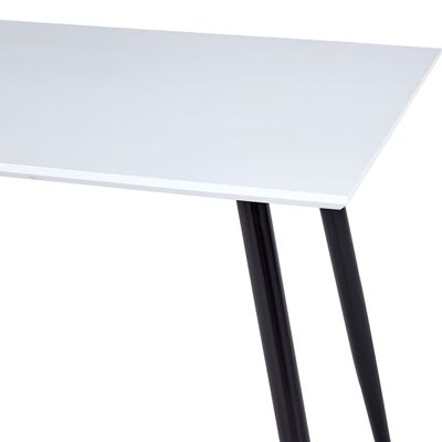 vidaXL spisebordssæt 5 dele kunstlæder grå