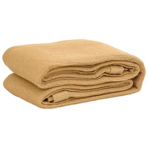 vidaXL teltt&aelig;ppe 250x300 cm HDPE sandfarvet