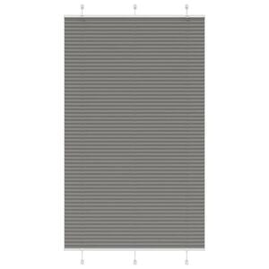 vidaXL Pliss&eacute;gardin Antracit 115x200 cm Stofbredde 114,4 cm Polyester