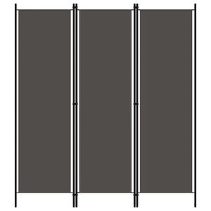 vidaXL 3-panels rumdeler 150 x 180 cm antracitgr&aring;