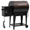 vidaXL pillegrill med bundhylde 94 cm jern sort