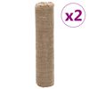 vidaXL juteruller 2 stk. 0,5x50 m 200 gsm 100 % jute