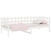 vidaXL daybed uden madras 80x200 cm massivt fyrretr&aelig; hvid
